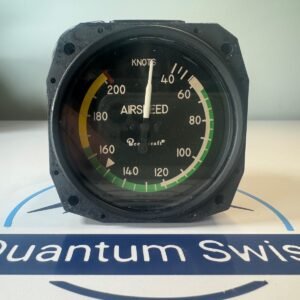 Beechcraft 58-380019-5 Airspeed Indicator 0-200 Knots Lighted 13V Bonanza Baron