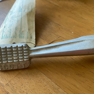 PIPER 750-999 PA-18 SCOTT LH BRAKE PEDAL AFT SUPER CUB OEM NOS CAST ALUMINUM