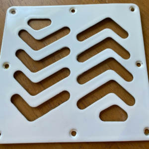 PIPER 52001-000 CABIN AIR OUTLET PLATE WHITE OEM NEW PA28 PA32 INTERIOR VENT