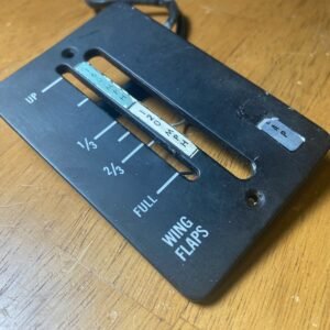 Cessna 337 Skymaster Wing Flap Indicator Panel 1513741-2 Alt 801022-00 OEM