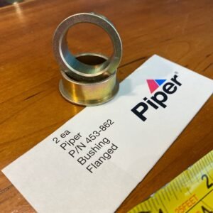 NEW Set of 2 Genuine Piper 453-862 Piper Bushing Flanged 453862 NAS77-18-50
