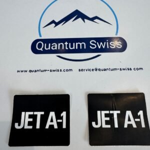 Set of 2 Vintage JET A-1 Aircraft Fuel Filler Decal Stickers GA Vinyl Placards
