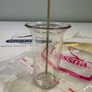 Cessna 0756035-5 Fuel Sampler Cup Aircraft Fuel Tester Drain Probe Clear Fuel
