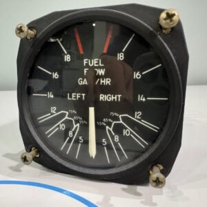 United Instruments 6060-42 Dual Fuel Flow Indicator TSO-C47 6060 G25 Tested