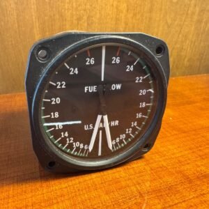 UNITED INSTRUMENTS 6223 G35 DUAL FUEL FLOW GAUGE 6-26 GPH TSO-C47 tested
