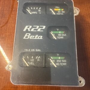Robinson R22 Rochester A617 Instrument Cluster 6247-00323 14V Tested Good