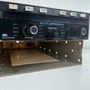 NORTHSTAR M3 GPS APPROACH RECEIVER 1200-02-01 IFR GPS W/TRAY JEPPESEN CARD TAG